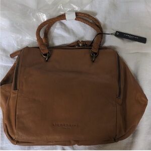 NWT! Liebeskind Kaylaa Light Cognac Leather Bag
